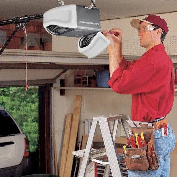 Choosing #1 garage door opener replacement service BIY.